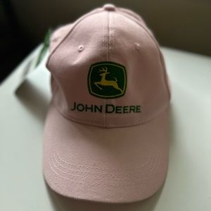 Pink John Deere Hat, brand new, with tags